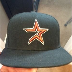 Houston astros new era fitted cap