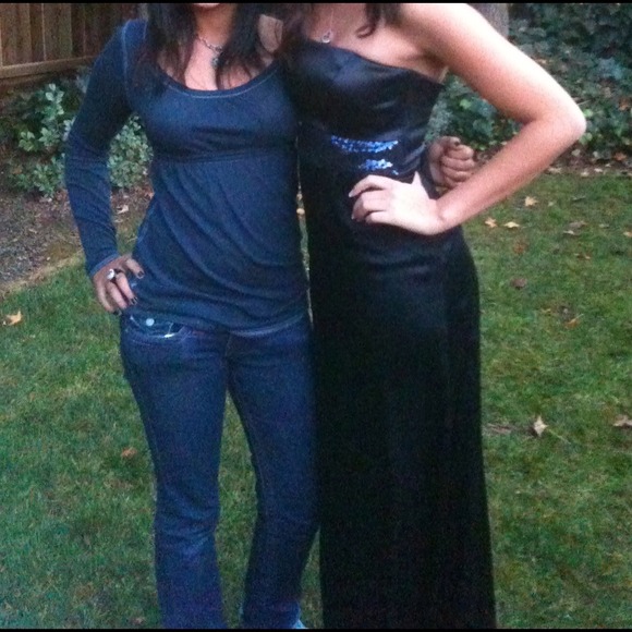 Midnight Blue Long Dress