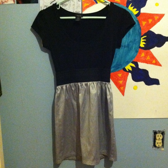 Black and silver dress