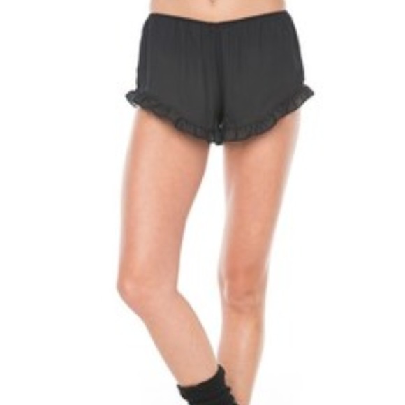 Brandy melville black vodi shorts. Brand new.
