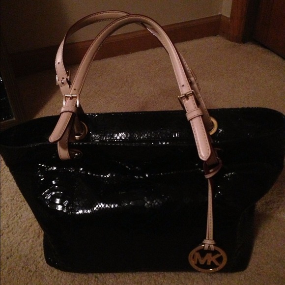 Black python MK purse