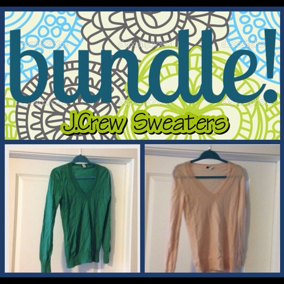 ⛔⛔ SOLD ⛔⛔ BUNDLE! Two J.Crew Merino Wool Sweaters