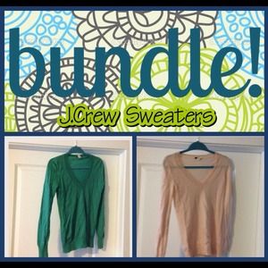 ⛔⛔ SOLD ⛔⛔ BUNDLE! Two J.Crew Merino Wool Sweaters