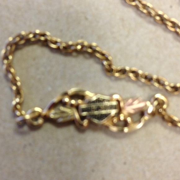 10k  9.5 inch long anklet - Picture 3 of 3