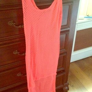 NEON HIGH LOW DRESS