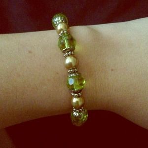 Green & Gold Bracelet