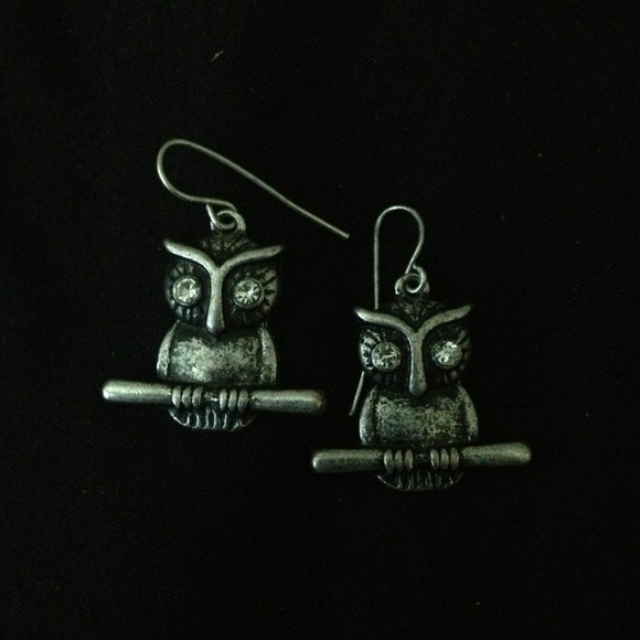 Owls on a Branch Earrings