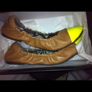 Matt Bernson Neon Captoe Flats - 6.5