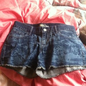 denim diva 3 cut of shorts