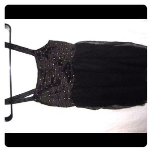 ANGIE STUDDED TOP DRESS