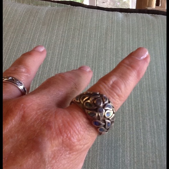 Ss abalone ring - Picture 3 of 3