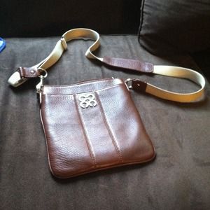 Coach leather crossbody bag