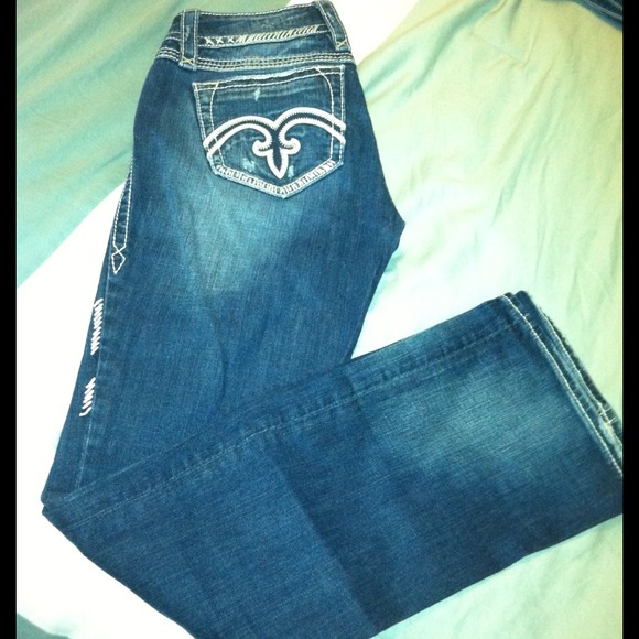 **Sold**Rock Revival Bootcut Denim