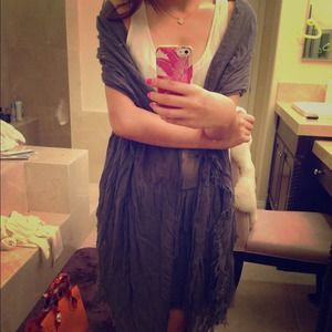 Large Aldo grey scarf