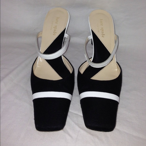 Kate Spade Black & White Slide