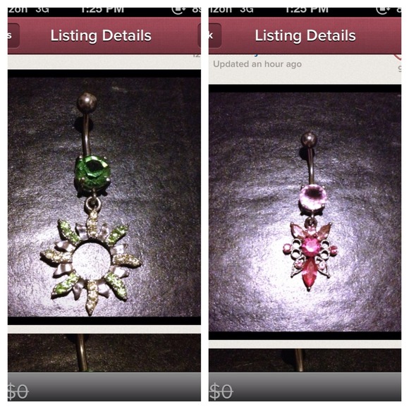 belly ring bundle!