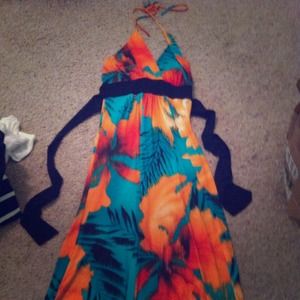 Long colorful dress
