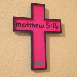 Handmade Cross Wall Art