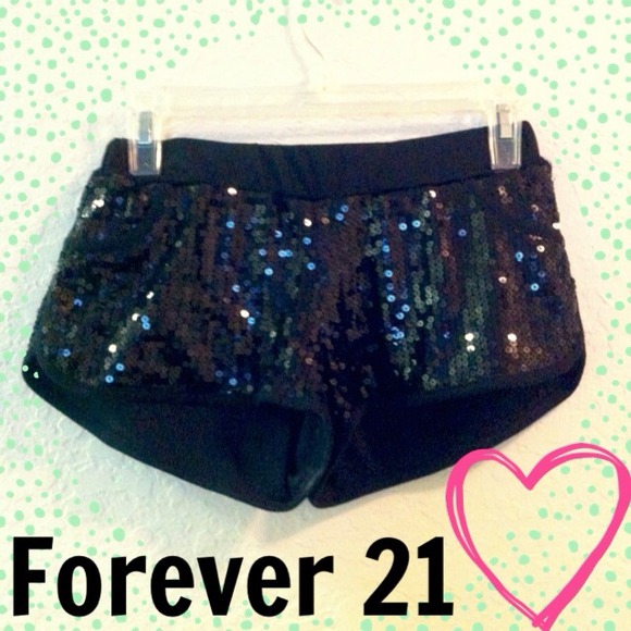 Forever 21 Outerwear - ON HOLD Forever 21 black sequence shorts