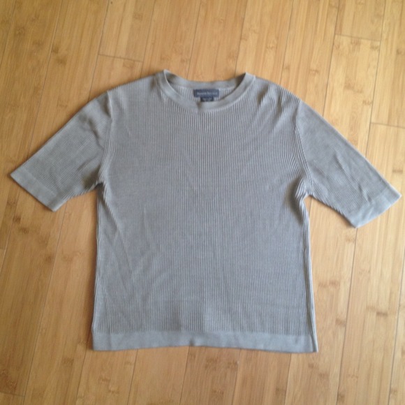 Banana Republic Taupe Silk Sweater - Picture 2 of 4