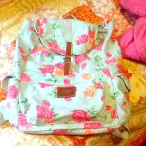 Victoria secret floral back pack