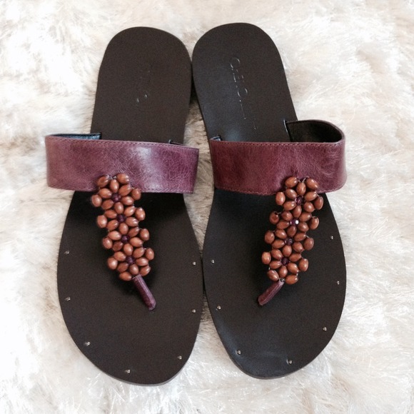 Shoes - 💜3 for $15 💜Beaded Sandals
