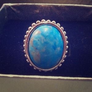 Turquoise/silver ring!