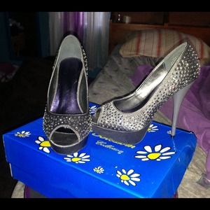 Cathy Jean sparkle heels
