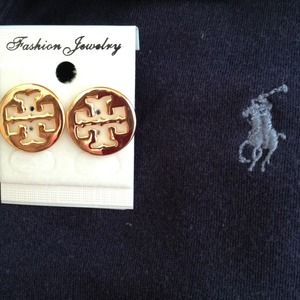 Bundle RL polo and TB earrings