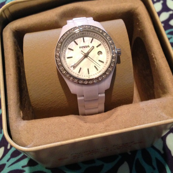 Fossil Accessories - White fossil watch