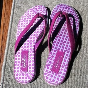 Authentic Coach sandals