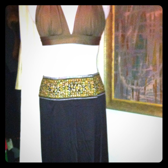 Gottex maxi swimsuit cover-up
