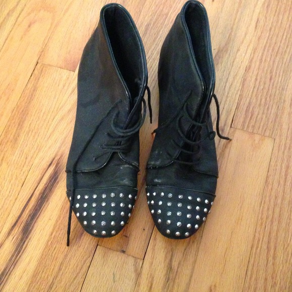 Topshop Studded Mod Booties