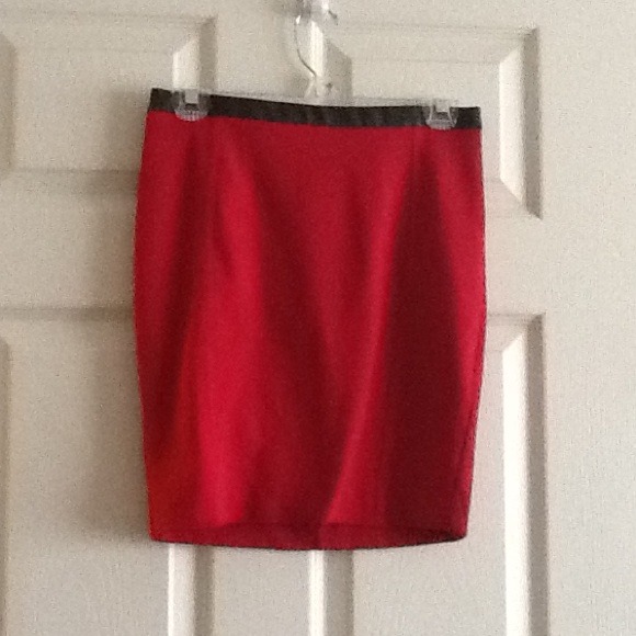 Pencil fitted skirt