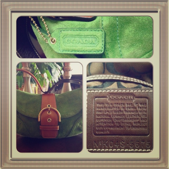 Authentic COACH Soho Suede Purse