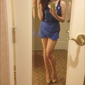 Express blue shorts size 00