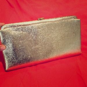 Vintage gold clutch