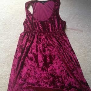Velvet mini dress!