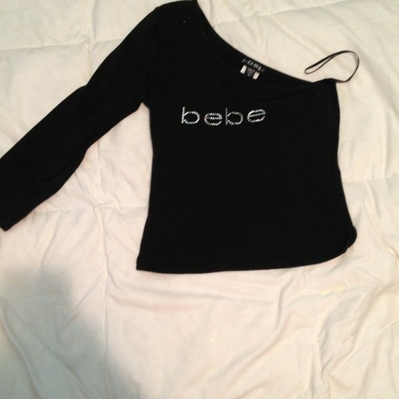 Bebe one shoulder top