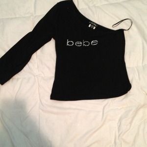 Bebe one shoulder top