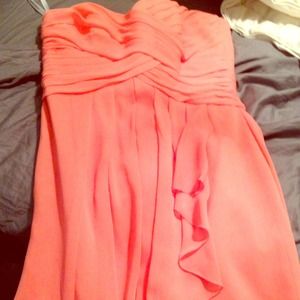 2 bridesmaid dresses from David's bridal