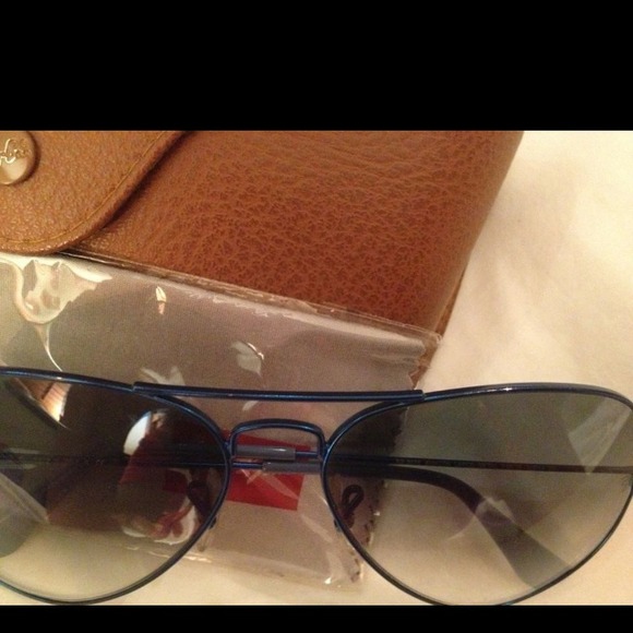 Rare blue frame with blue lense RayBan sunglasses