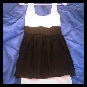 Black and white dress