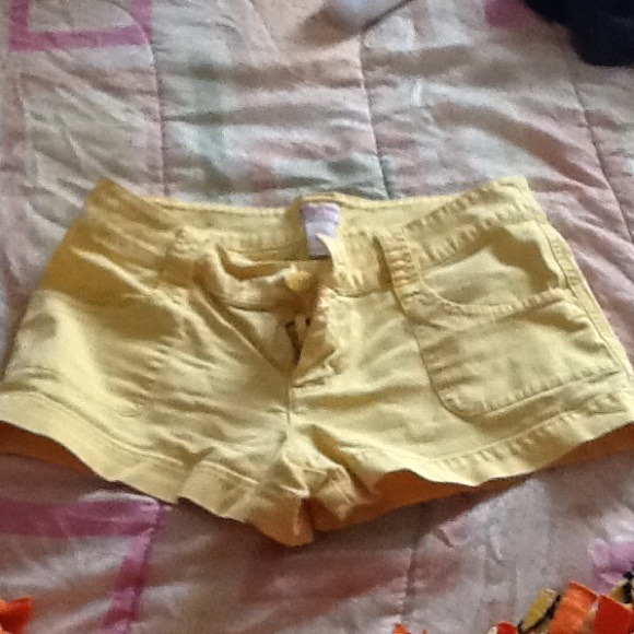 Yellow shorts!