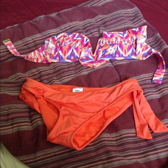 Pink & Orange Bikini