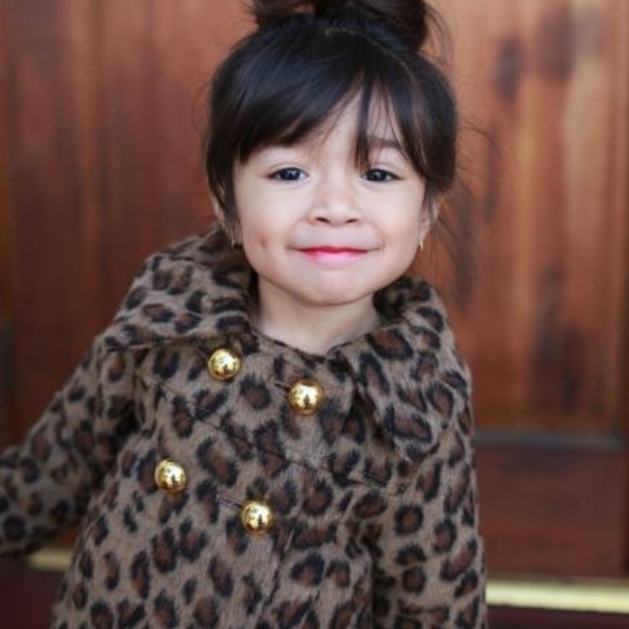 Cheetah print coat