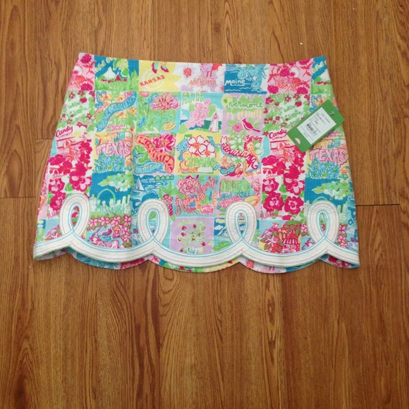 Scalloped Tate skirt