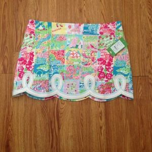 Scalloped Tate skirt