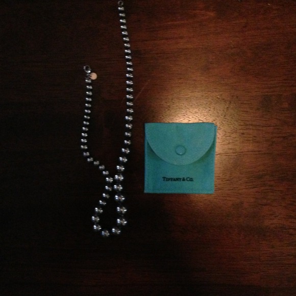 BUNDLE TIFFANY Necklace -AUTHENTIC & Bag