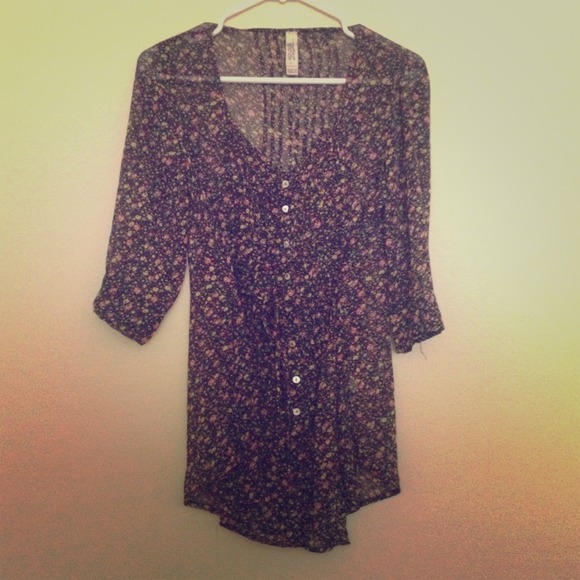 Flower Print Blouse